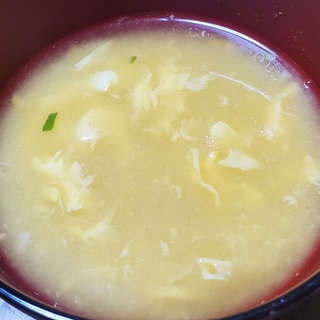 うどんのスープの素で作るコーンスープ